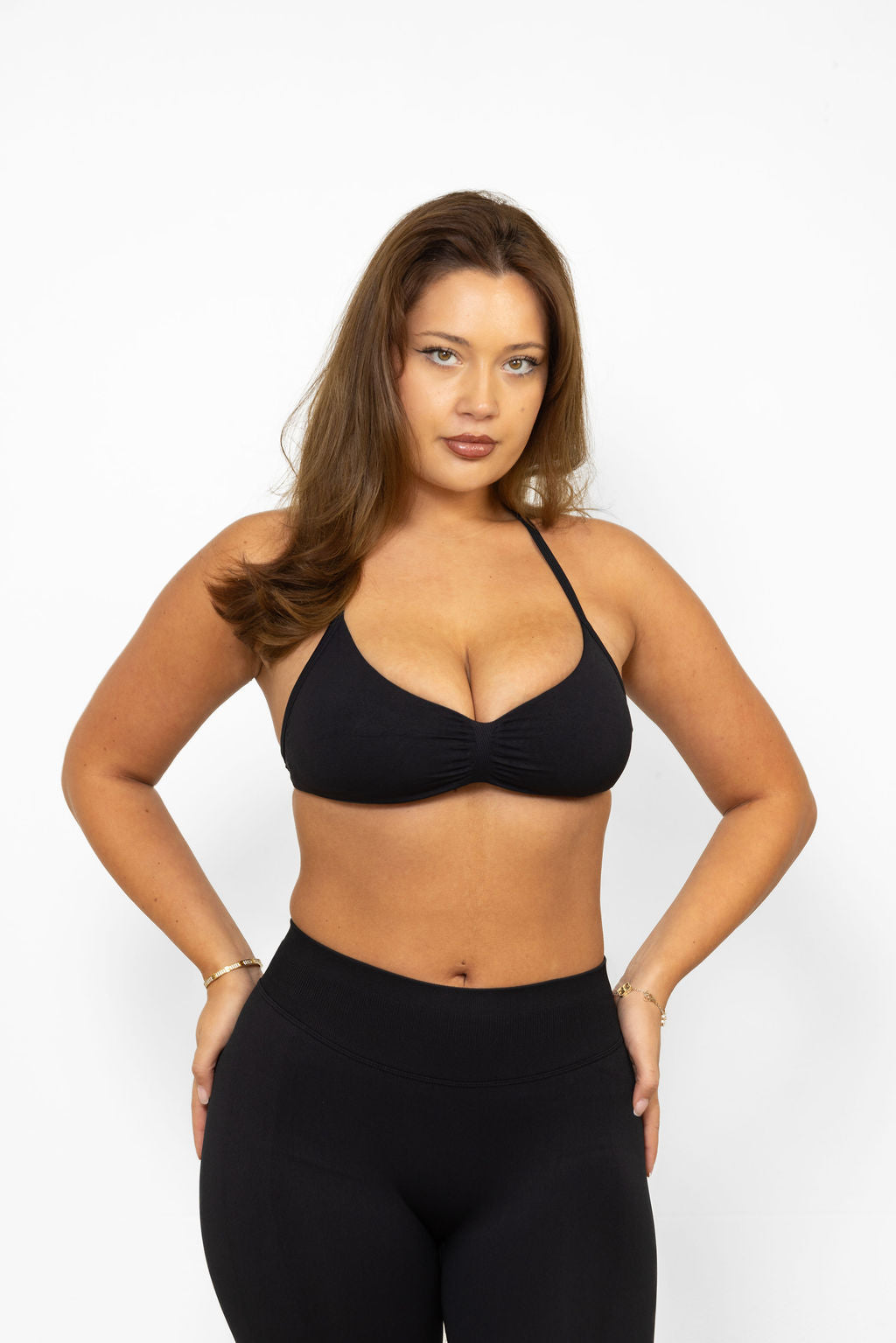 Contour Minimal Crop - Black