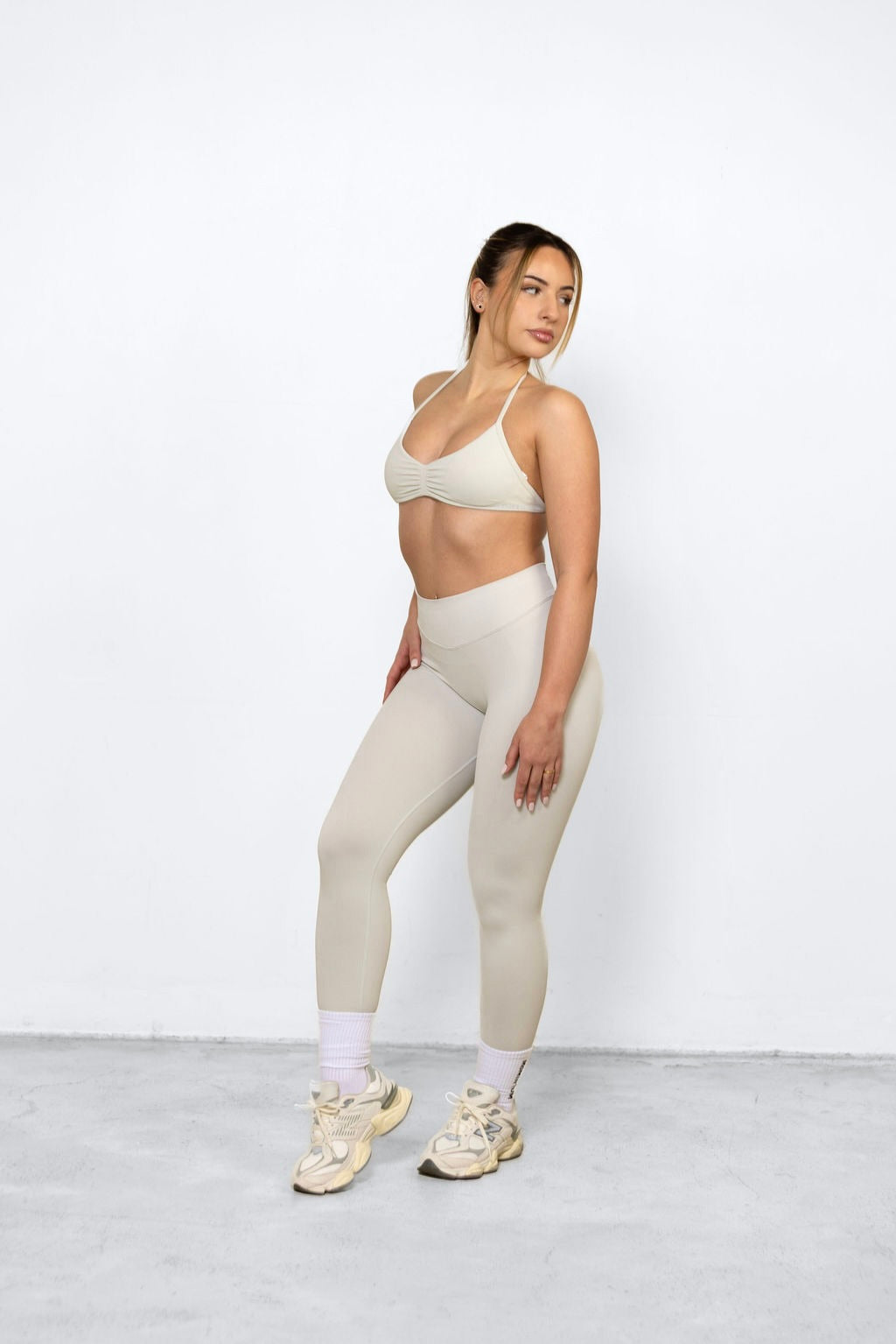 Contour Seamless Leggings - Light Grey