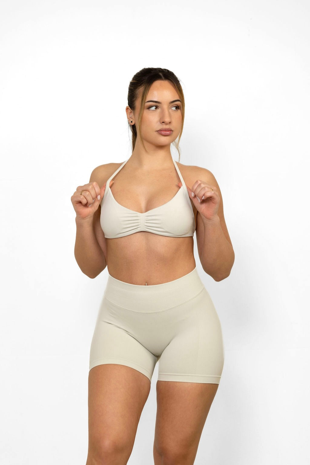 Contour Minimal Crop - Light Grey