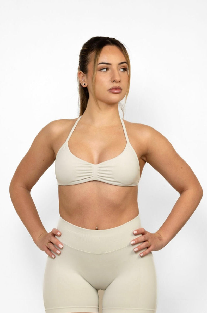 Contour Minimal Crop - Light Grey