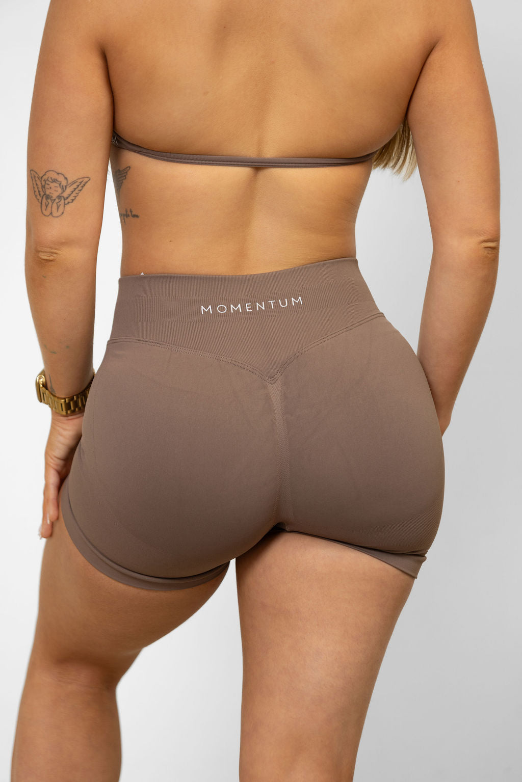 Contour Seamless Shorts - Coffee