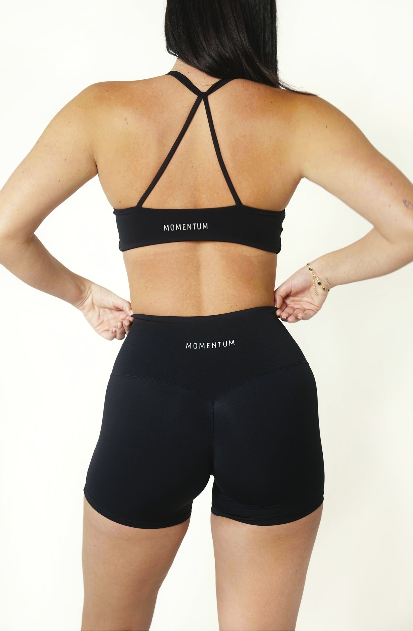 SIGNATURE MINI SHORTS - BLACK
