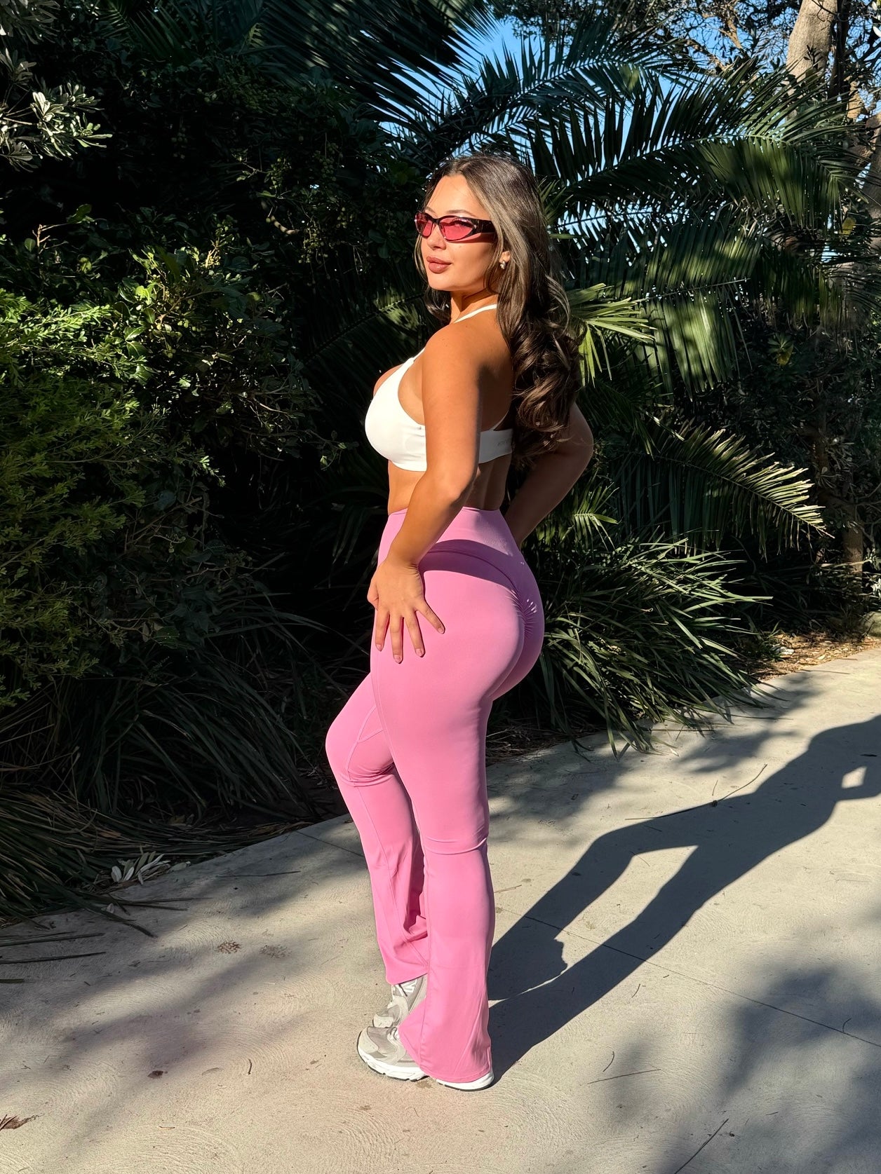 ISLA FLARED LEGGINGS - FAIRY FLOSS