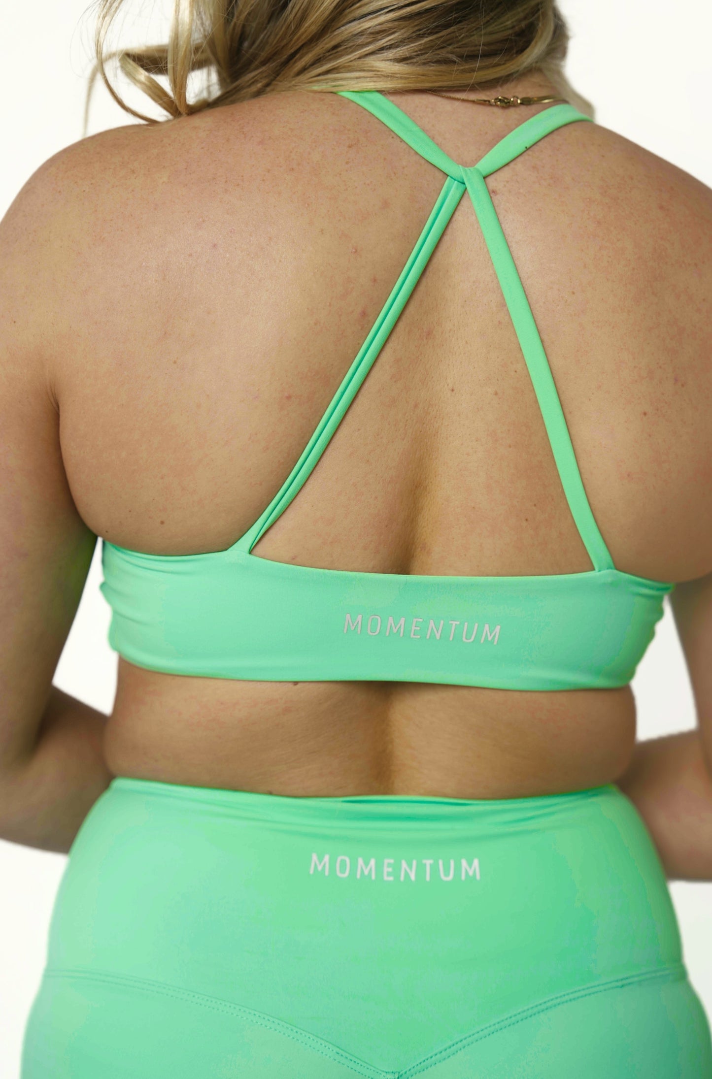 SIGNATURE TWIST CROP - MINT GREEN