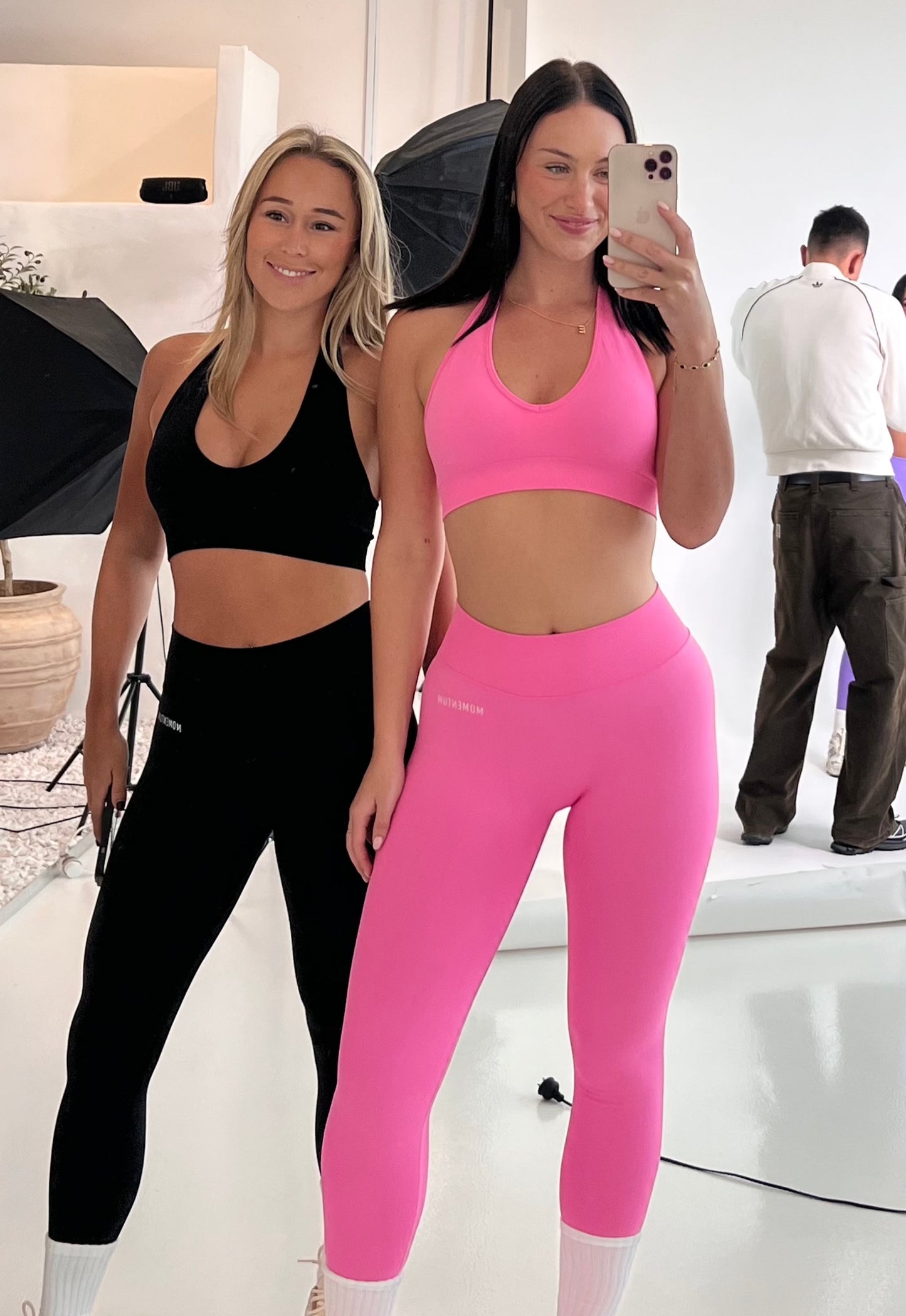 SCULPT SEAMLESS LEGGINGS - BABY PINK