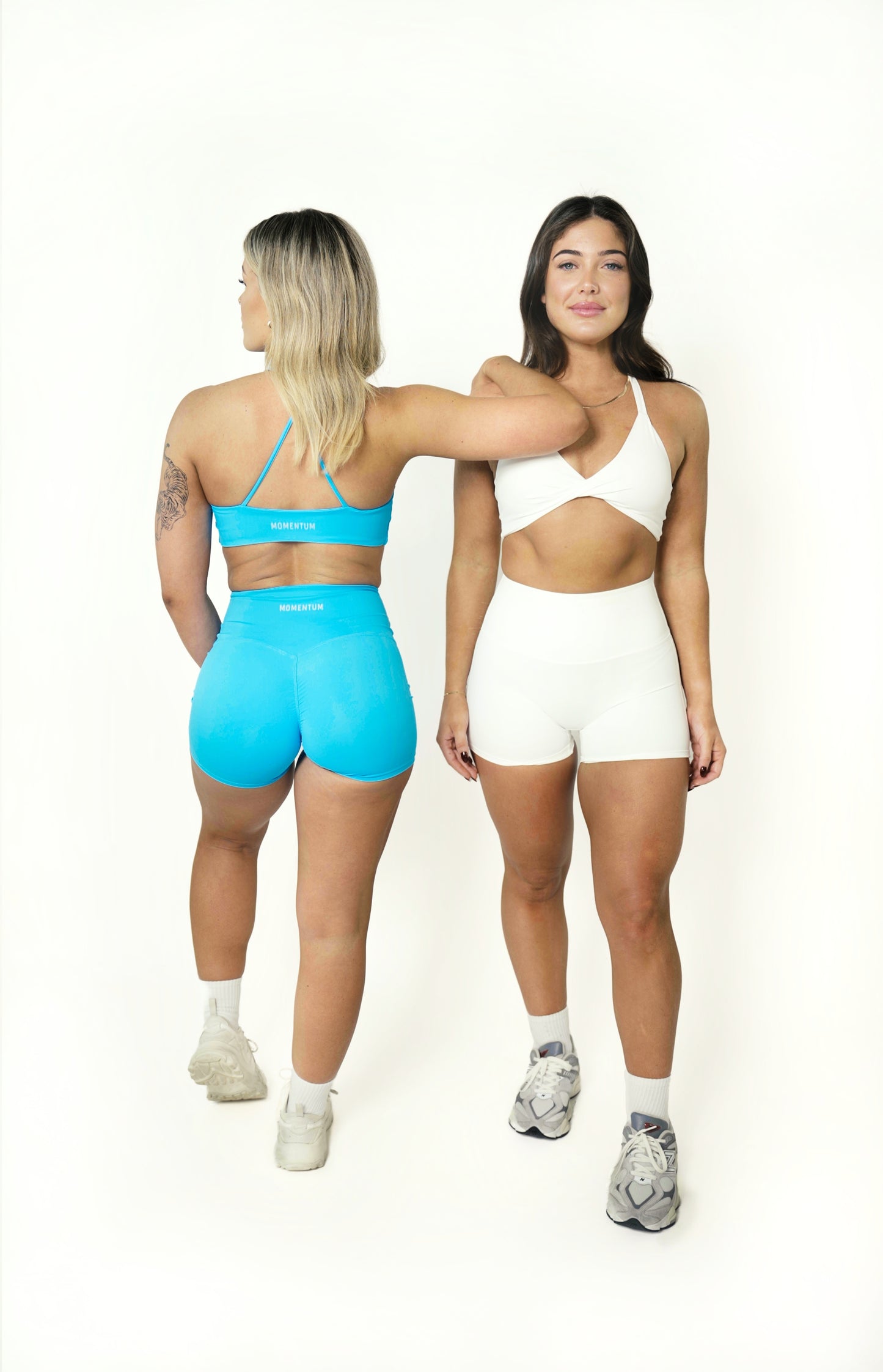 SIGNATURE MINI SHORTS - IVORY