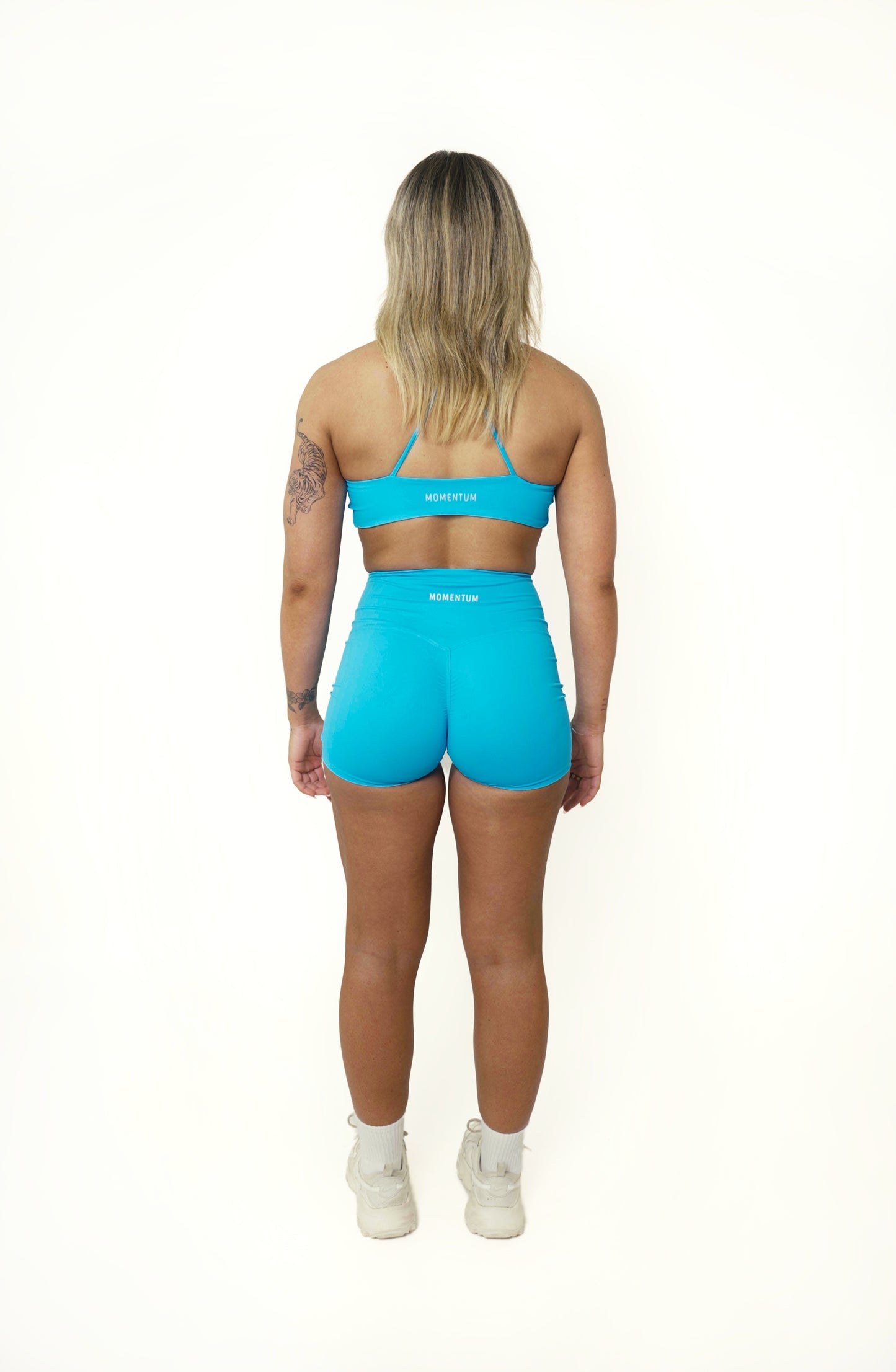 SIGNATURE MINI SHORTS - AQUA