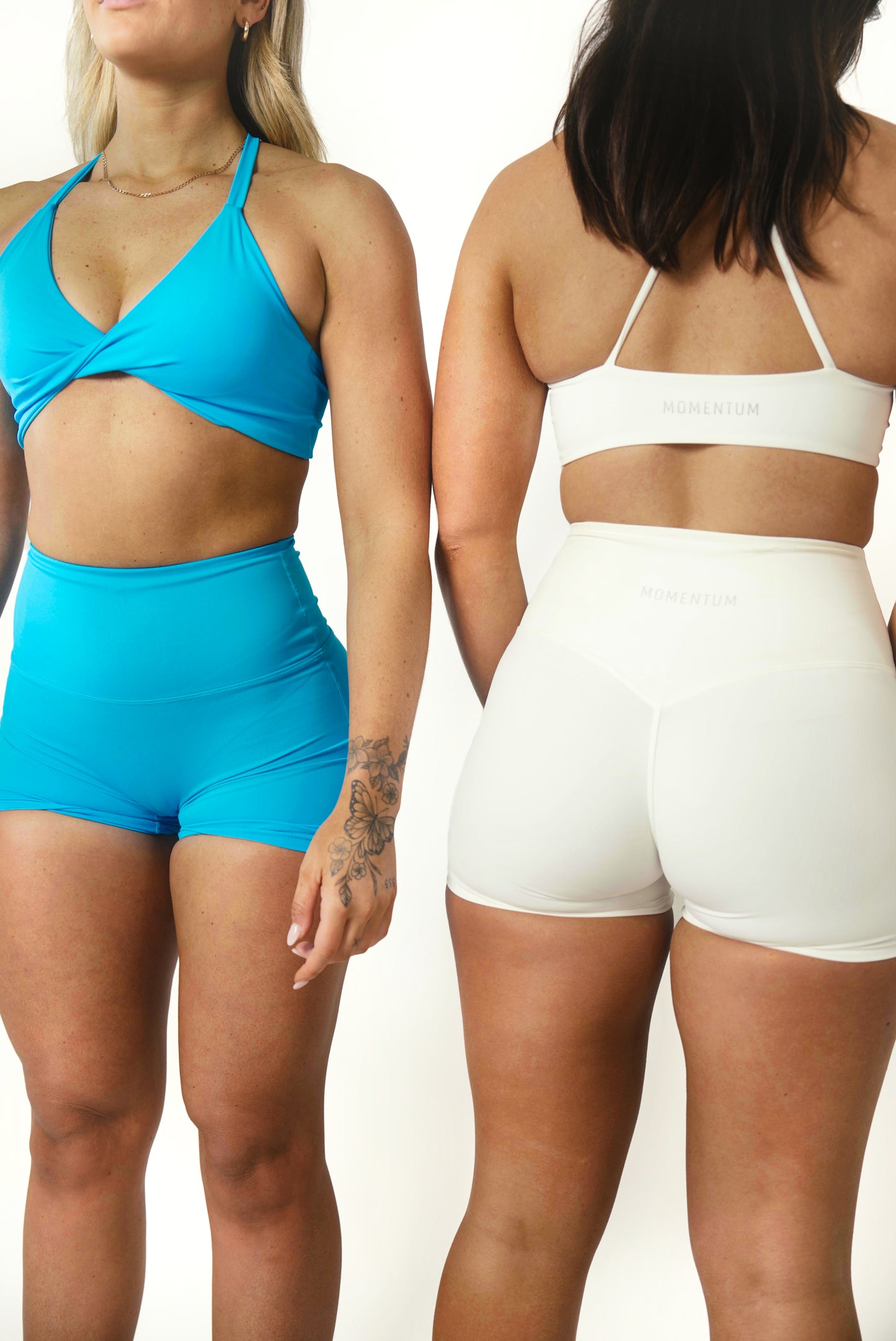 SIGNATURE MINI SHORTS - IVORY