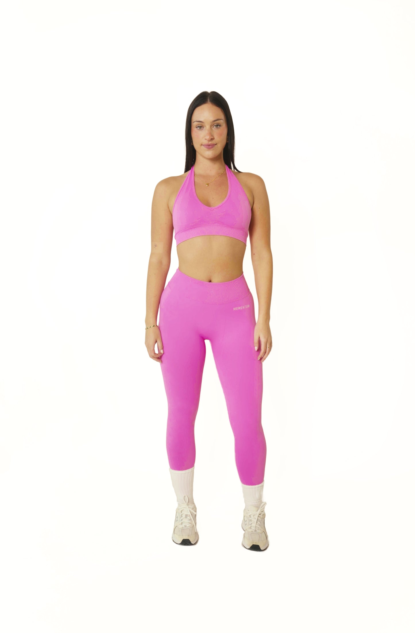 SCULPT SEAMLESS LEGGINGS - BABY PINK