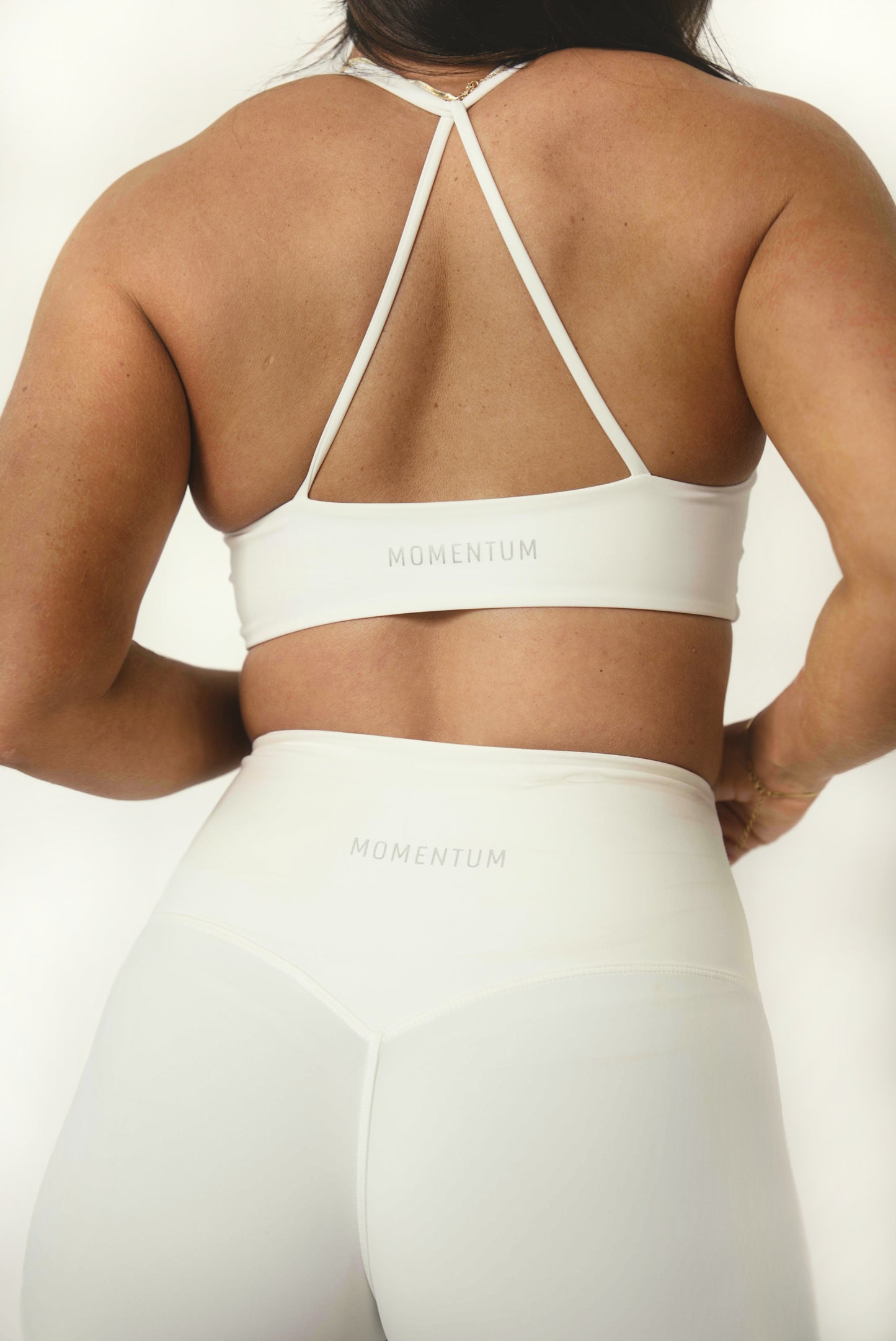 SIGNATURE TWIST CROP - IVORY