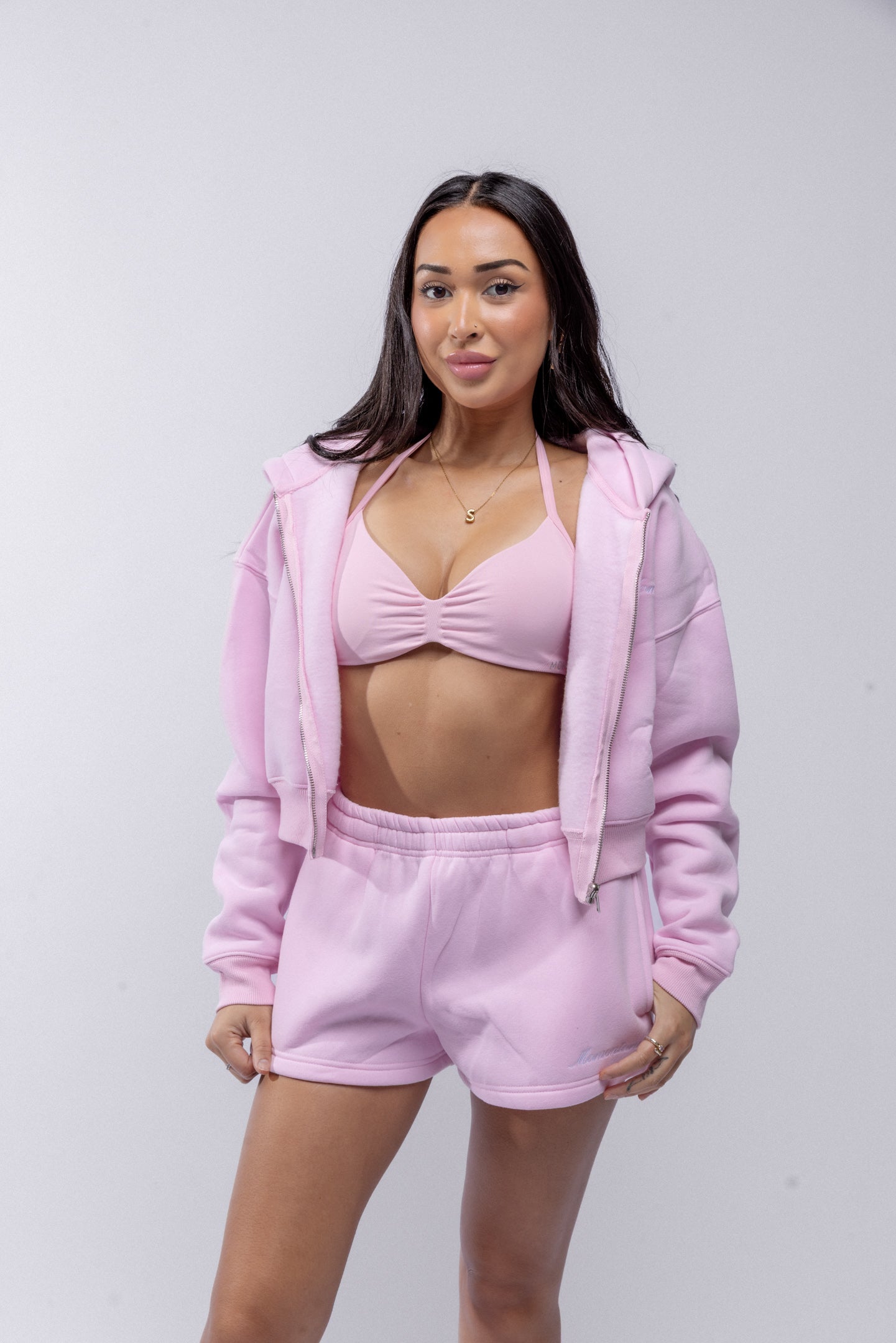 Comfort Cotton Lounge Shorts - Baby Pink