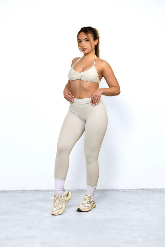 Contour Seamless Leggings - Light Grey