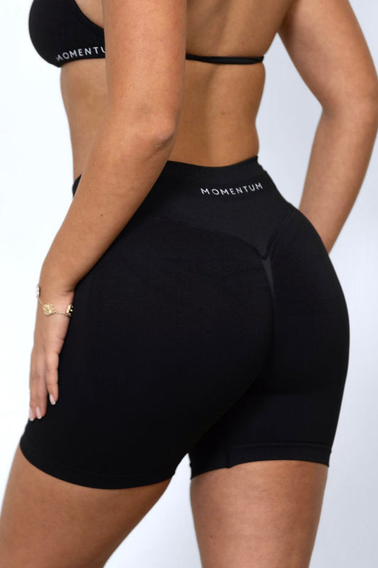 Contour Seamless Shorts - Black