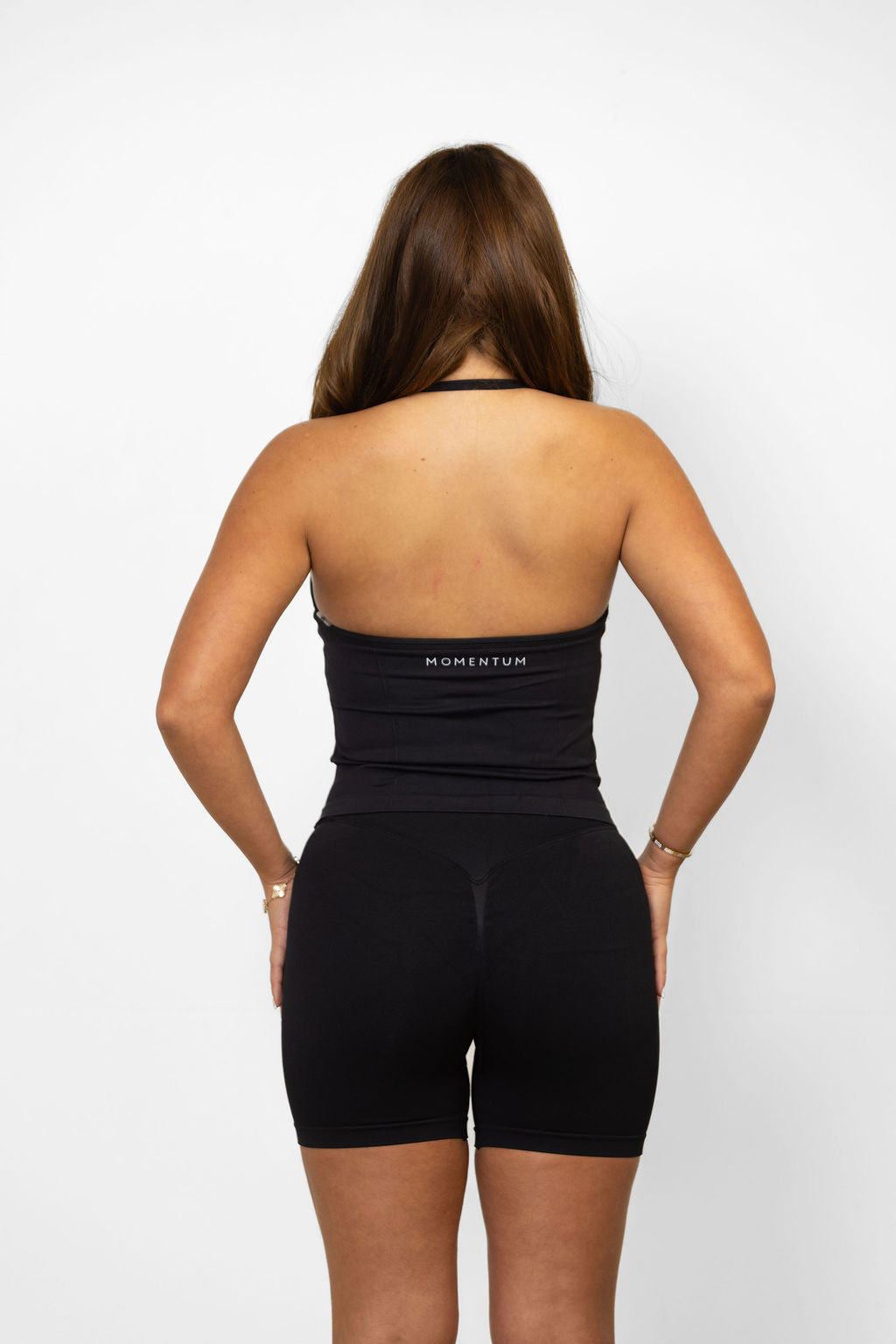 Contour Halter Tank - Black