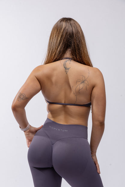 Contour Minimal Crop - Mushroom Grey