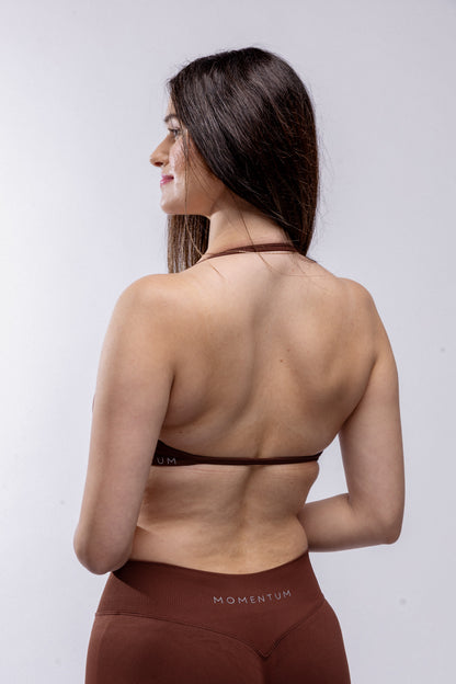 Contour Minimal Crop - Dark Brown