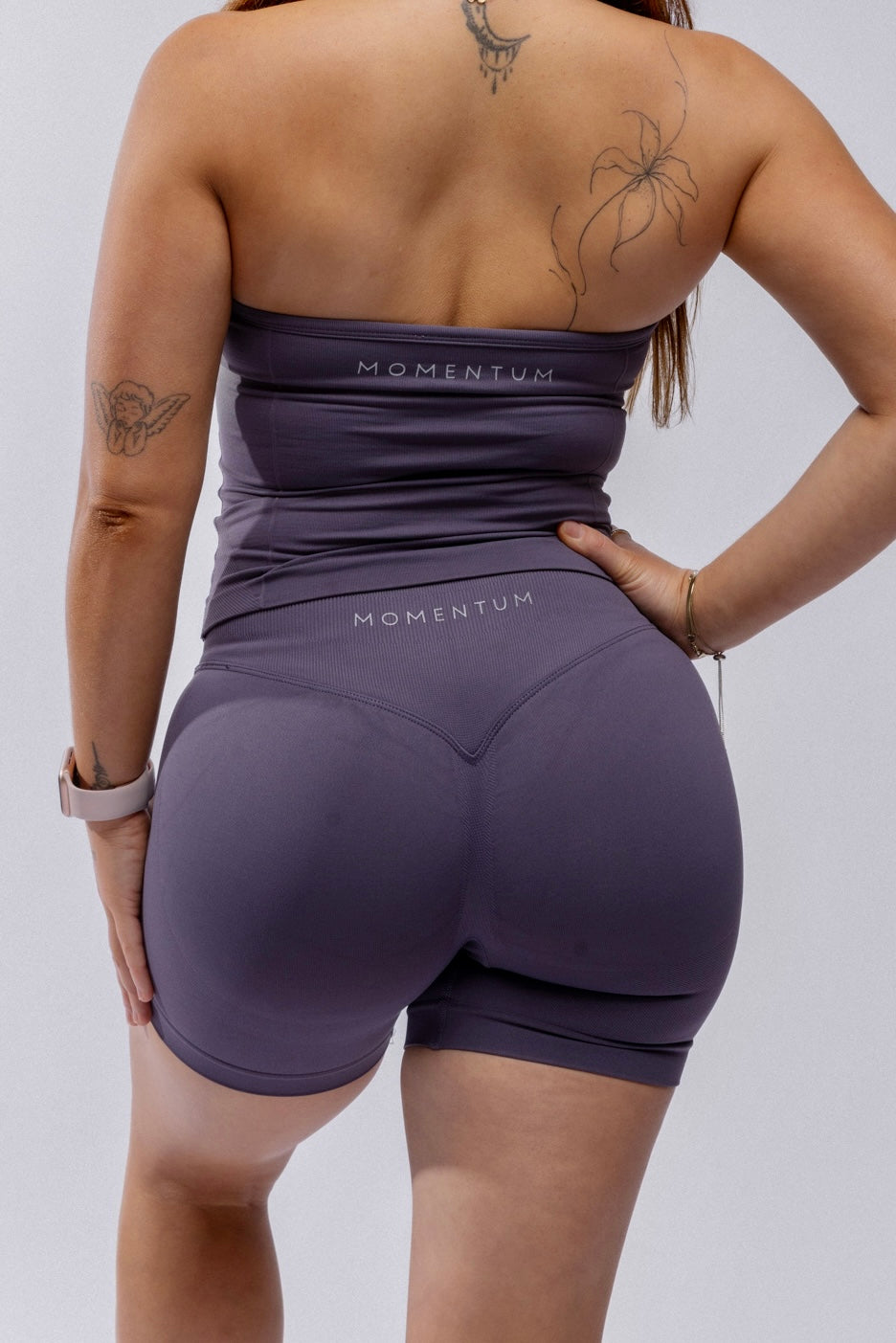 Contour Seamless Shorts - Mushroom Grey