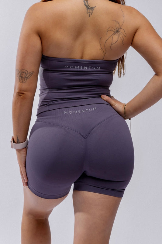Contour Seamless Shorts - Mushroom Grey