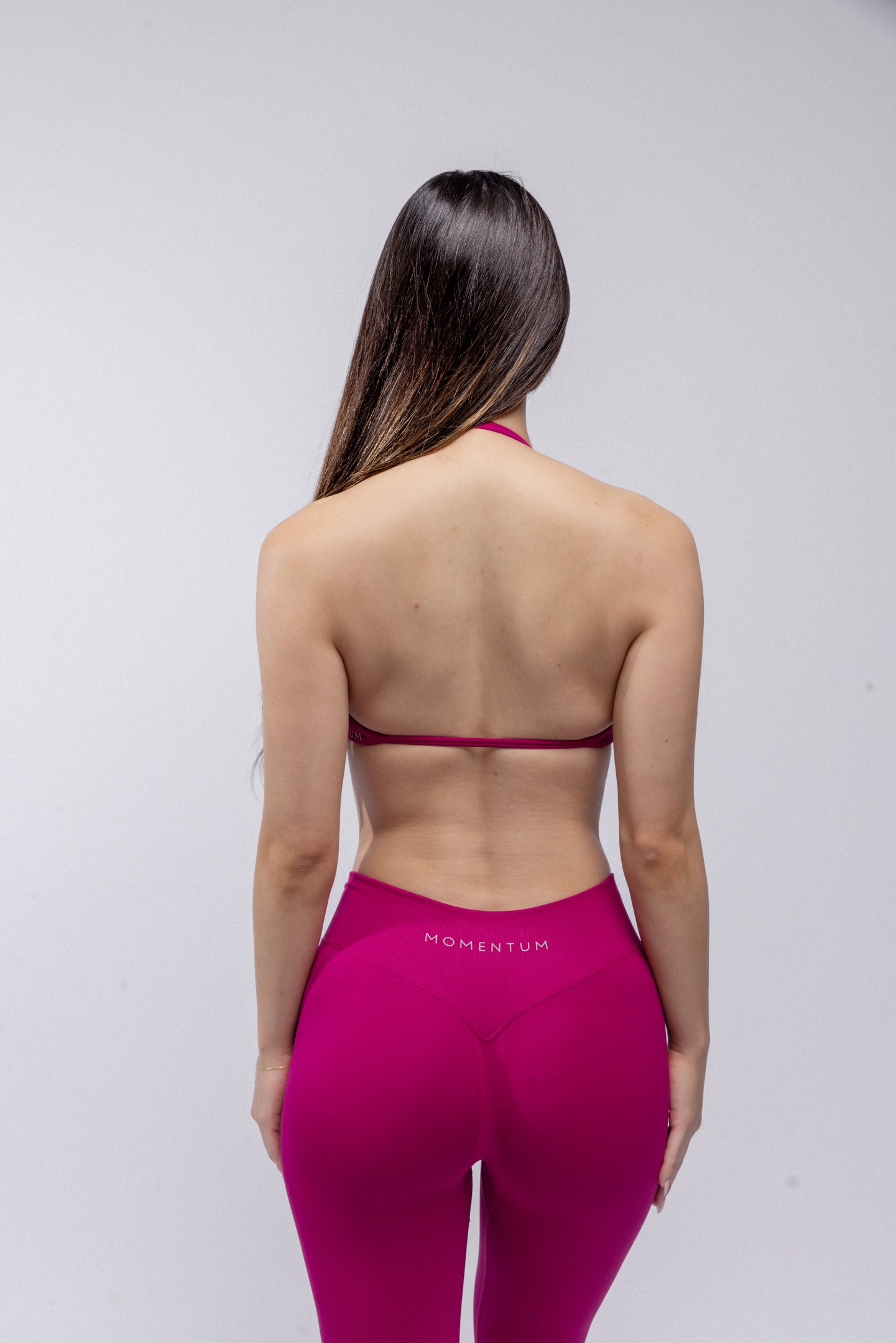 Contour Minimal Crop - Berry Red