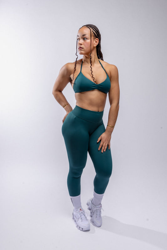 Contour Seamless Leggings - Pine Green