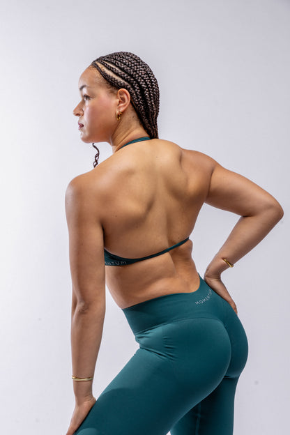 Contour Minimal Crop - Pine Green