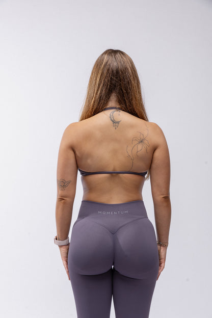 Contour Minimal Crop - Mushroom Grey
