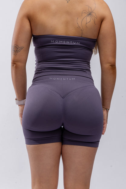 Contour Seamless Shorts - Mushroom Grey